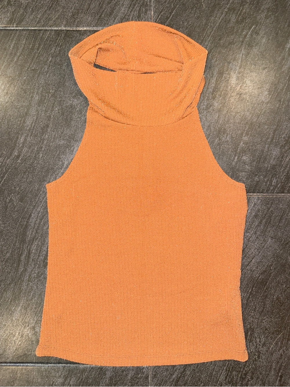 Pilcro Halter Cowl-Neck Tank Top